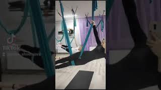 aerial yoga #short #aerialyoga #silkhammok #flyyoga