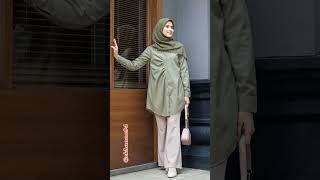 Warna Jilbab Yang Cocok Untuk Atasan Hijau Sage