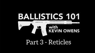 Let’s talk about reticles