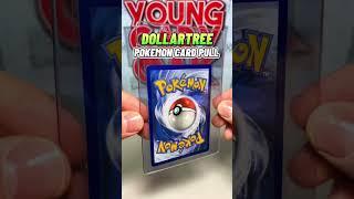 IS THIS THE BEST POKEMON CARD PULL FROM A DOLLAR TREE BOOSTER PACK  #SHORTS