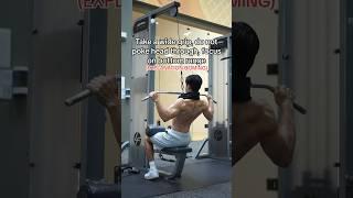 How to actually HIT your LATS on LAT PULLDOWN