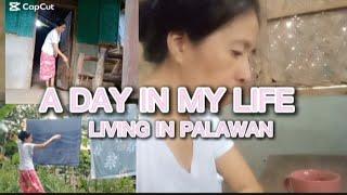 A DAY IN MY LIFE | Living in Palawan | feeding chickens,sweeping and washing blankets.