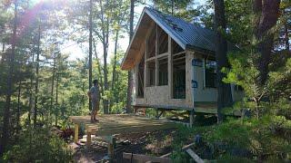 BIG DECK ENERGY - Offgrid Cabin Build Ep.48