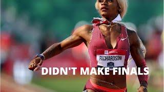 Sha'Carri Richardson DOESN'T MAKE 100m Finals~ 2022 USA National Championships