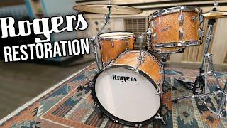 Restoring a 1960's Rogers Holiday Drum Set