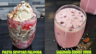 Pasta Seviyan Falooda & Sagudana Energy Drink By Nida's Cuisine