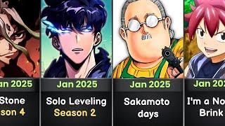 Every UPCOMING Anime of  Winter 2025 (January)