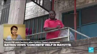 French PM visits Mayotte after Cyclone Chido destruction • FRANCE 24 English