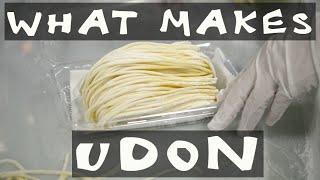 Online class: what makes udon noodes: ingredients, equipment, production and cooking methods
