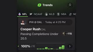 Cooper Rush Under 20.5 Completions: Smart Bet for Cowboys vs Eagles?