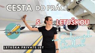 VLOG | Cesta do práce | 3 lety z Londýna až do Indie ️ | letuška #privatejet #letuska #letectvi