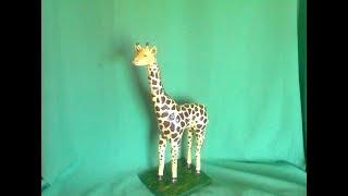 giraffe made of paper