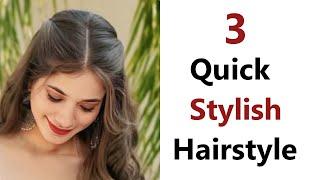 3 Quick Everyday Hairstyle - New & Easy Hairstyle | Hairstyle for Girls | hairstyles