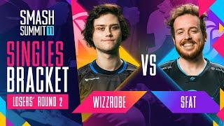 Wizzrobe vs SFAT - Singles Bracket: Losers' Round 2 - Smash Summit 11 | Captain Falcon vs Fox