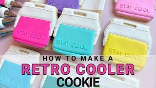 How to Decorate a Retro Cooler Cookie