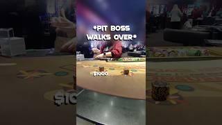 When the pit boss straight up asks if you're counting cards 