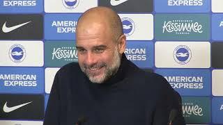 'WE NEED THE INTERNATIONAL BREAK!' | Pep Guardiola Press Conference Embargo | Brighton 2-1 Man City