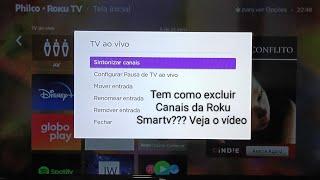 COMO EXCLUIR CANAIS NA ROKU SMARTV (TODOS OS MODELOS)