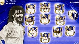 I Made Best Special TOTY Icons Squad! R9, Gullit, VDS! In FC Mobile!