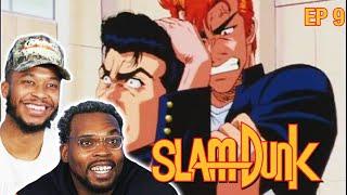 HANAMICHI VS JUDO CAPTAIN FIGHT! Slam Dunk Ep 9 Reaction