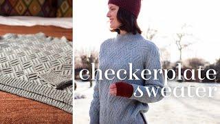 Checkerplate sweater | Choosing yarn & size for perfectly fitting knit