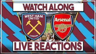 West Ham v Arsenal live | Fan commentary & Interactive watch along | #whuars