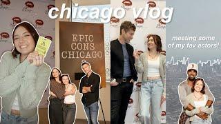 chicago convention vlog️⭐️ (meeting the rookie cast + more!)