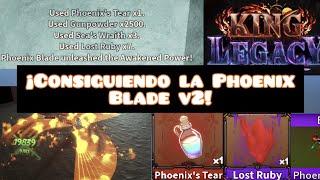  Consiguiendo la Phoenix Blade v2 en King Legacy (+guia) | Lerisu