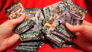 Opening Pokemon Celestial Storm Booster Box  ASMR Relax Crinkles and Cards Sounds