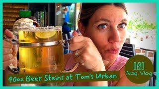 40oz Beer Steins at Tom's Urban @ New York New York