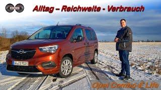 Opel Combo-e Life - Das perfekte Familien Elektroauto?! | Test - Review - Reichweite - Alltag