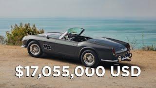 The Most Expensive Car Auction of 2024: 1960 Ferrari 250 GT SWB California Spider