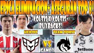 HEROIC VS TEAM SPIRIT BO3[GAME 3]ELIMINACIÓN-YUMA, SCOFIELD VS SATANIC, LARL- BLAST SLAM 1 2024-DOTA