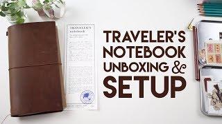 Traveler's Notebook Unboxing & Setup