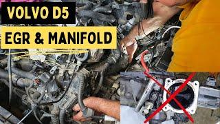 Volvo 2.4 Diesel EGR & Intake Manifold Removal/Cleaning (D3, D4, D5)