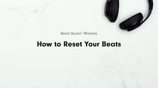 How to Reset Your Beats | Beats Studio3 Wireless