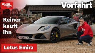 Lotus Emira: So fährt sich der Vierzylinder? – Vorfahrt (Review) | auto motor und sport