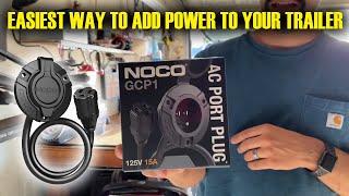 Easiest way to add power to your trailer. Power plug install.