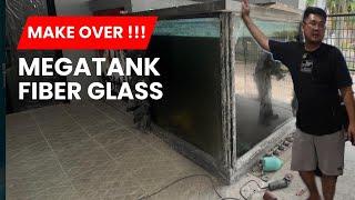 PERUBAHAN DRASTIS MEGATANK IKAN PREDATOR MONSTER DI MARKAS BARU JAMM VLOG - MEGATANK FIBERGLASS