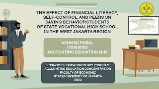 Sidang Skripsi | Achmad Faisal - 1701618105 Pendidikan Akuntansi 2018