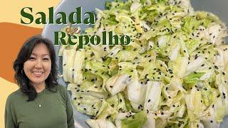 SALADA DE REPOLHO ORIENTAL | Simples e rápida de preparar e muito crocante