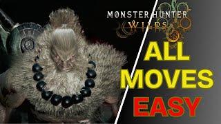 Akuma ALL MOVES Easy Guide - Secret Move - Move set - Monster Hunter Wilds