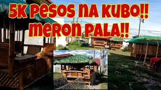 Bamboo kubo, made to order or ready made | updated prices at may 5k pa sila na kubo, gaano kalaki?