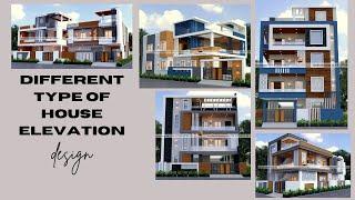 Different type of house elevation design's