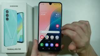 Samsung A16: How to Take Long Screenshot