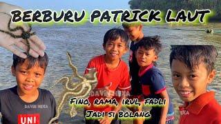 BERBURU PATRICK BINTANG ULAR DI PANTAI SAAT AIR SURUT