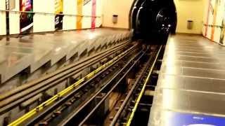 Funicular Train of Montjuic in Barcelona