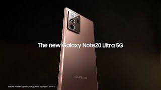 Introducing the new Galaxy Note20 Ultra 5G, the power to work and play