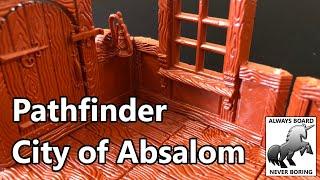 City of Absalom Pathfinder Terrain Unboxing & Review | Dungeons & Lasers | Sponsored Video