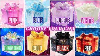 Choose YOUR Gift8 gift box challenge Pink,Blue, Purple,White, Diamond, Gold, Black or Red #quiz